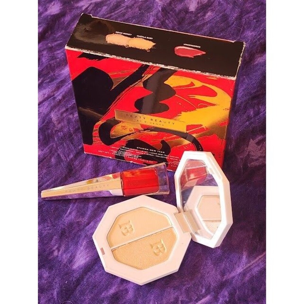 FENTY Rihanna Stunna New Year Killawatt Highlighter Duo Stunna Lip Paint Box Set